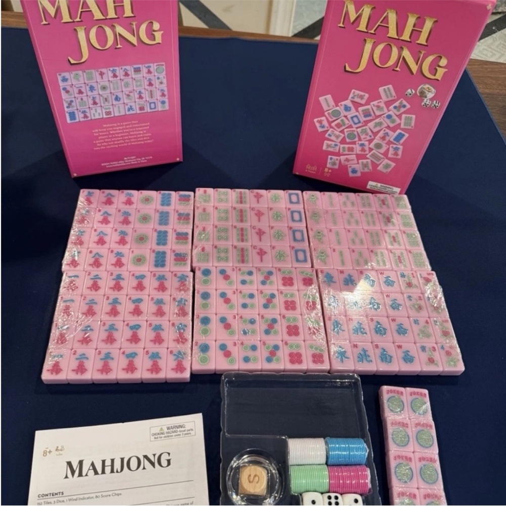 Hobby Lobby Pink Mahjong Set